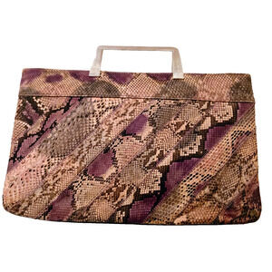 Bags By Varon Snakeskin Leather Purse Shoulder HandBag Clutch VINTAGE